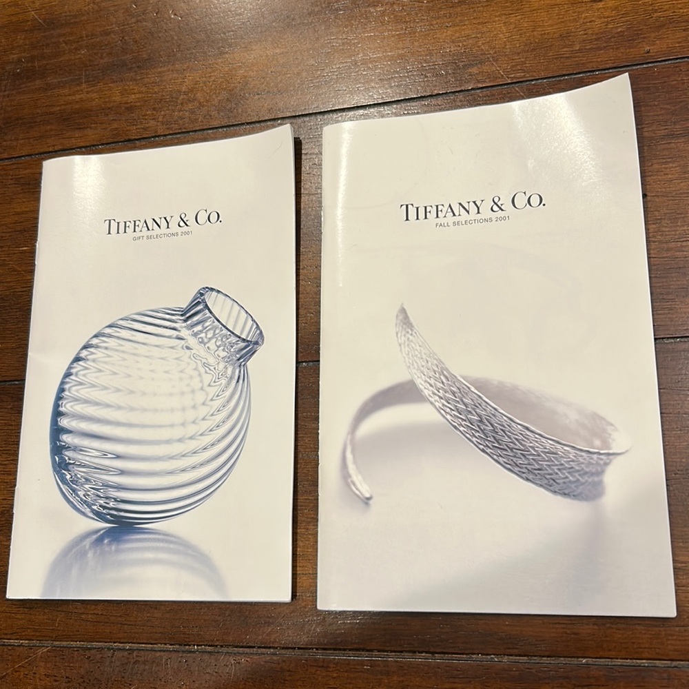 (Two) Tiffany gift selections booklets, Fall and Holiday 2001